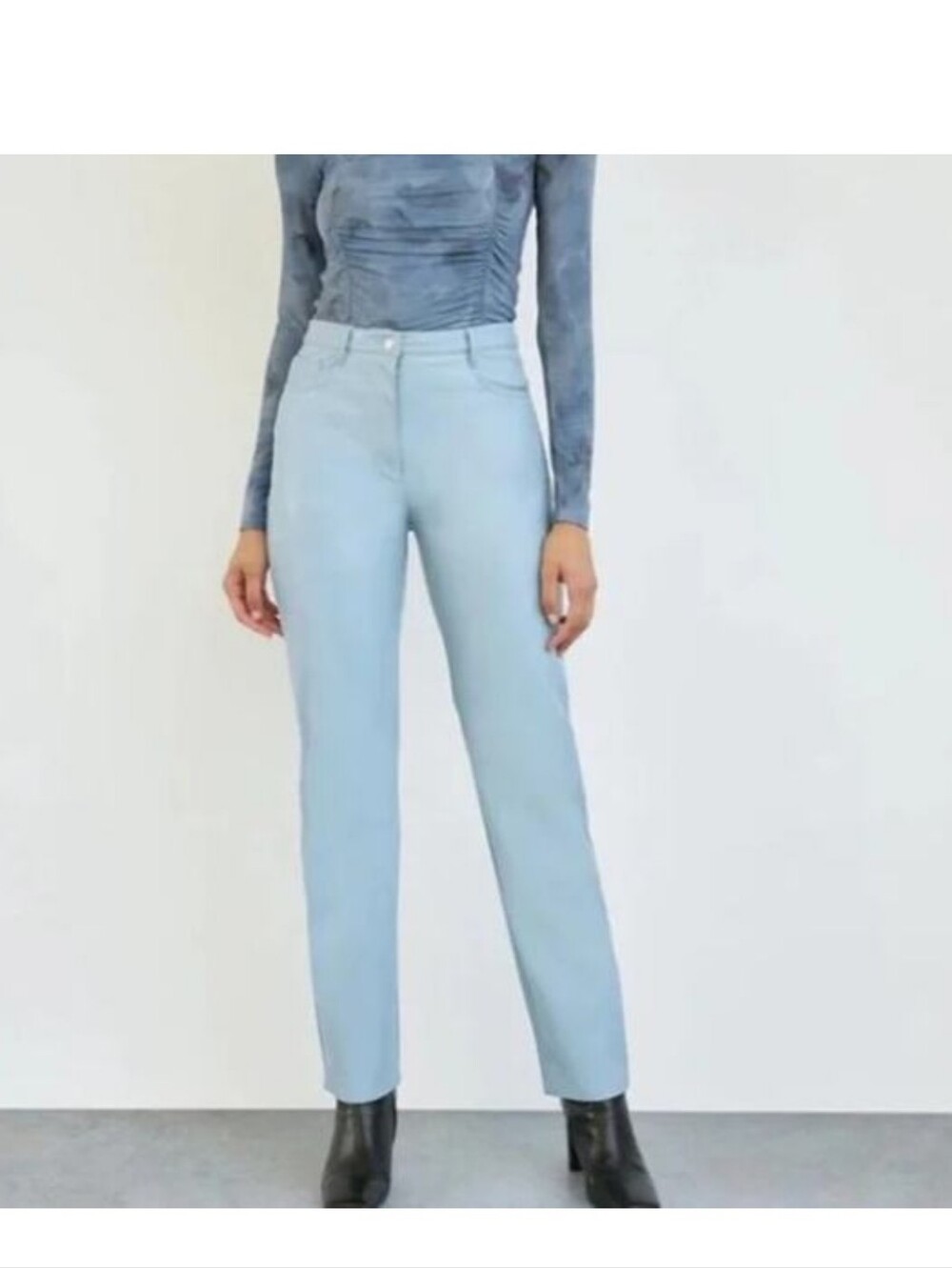 Wilfred Artizia Melina High Rise Pants In Dune Blue Size 8